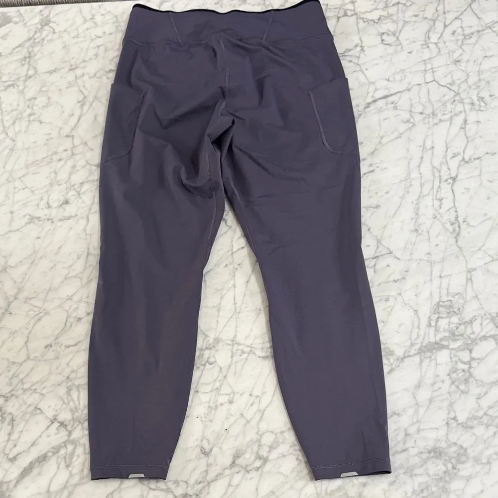 REI Trail Made Leggings Tights Purple Sz XL Womens